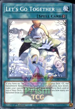 1st ed Let's Go Together common ALIN-EN068 Yugioh - Image 1