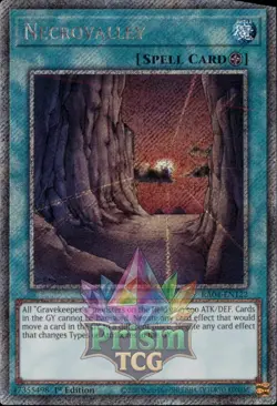 1st ed Necrovalley platinum secret rare RA04-EN122 Yugioh - Image 1