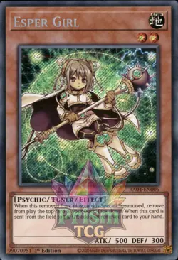 1st ed Esper Girl secret rare RA04-EN006 Yugioh - Image 1