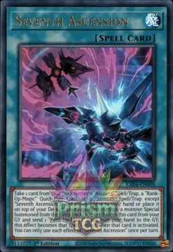 1st ed Seventh Ascension ultra rare RA04-EN098 Yugioh - Image 1