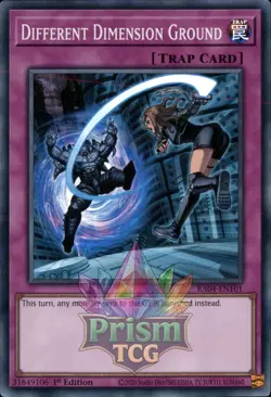 1st ed Different Dimension Ground super rare RA04-EN101 Yugioh - Image 1