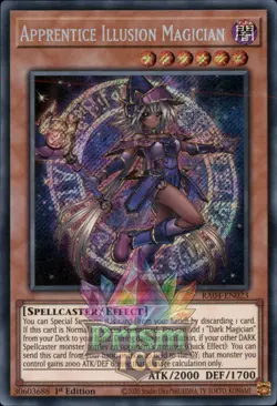 1st ed Apprentice Illusion Magician secret rare RA04-EN023 Yugioh - Image 1