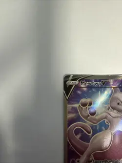 Pokemon Mewtwo v TCG Sword & Shield SWSH229 Holo Promo Card Near Mint Condition - Image 3
