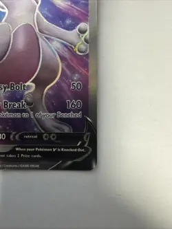 Pokemon Mewtwo v TCG Sword & Shield SWSH229 Holo Promo Card Near Mint Condition - Image 5