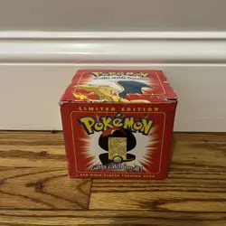 23K Gold Plated CHARIZARD Trading Card 1999 Burger King Pokemon Ball NEW SEALED - Image 2