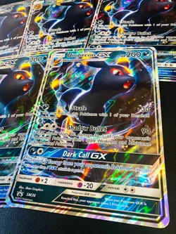 x5 Umbreon GX SM36 NM Near Mint Jumbo Ultra Rare Full Art Pokemon Card Lot Holo - Image 2