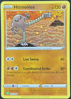 POKEMON~HITMONLEE~CLV~011/034~HOLO~CARD GAME CLASSIC COLLECTION~NM~ENG - Image 1
