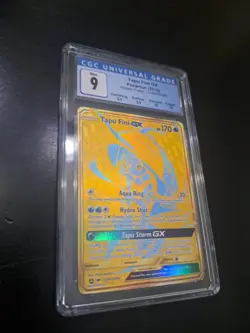 TAPU FINI GX Hidden Fates SV92/SV94 Cgc 9 Rare Holo Pokemon Card - Image 1