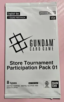 Gundam Card Game Store Tournament Participation Pack 01 English - Image 1
