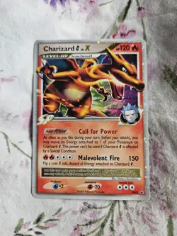 Charizard G LVL x DP45 Diamond and Pearl Promo Card Pokemon TCG Rare Holo - Image 1