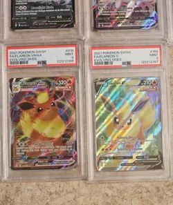 Pokemon Cards Eevee Evolutions Lot PSA Graded 5-10 READ DESCRIPTION - Image 5