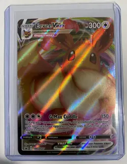 Eevee VMAX SWSH087 - Full Art Promo - Holo Pokemon Card - Near Mint (NM) - Image 1