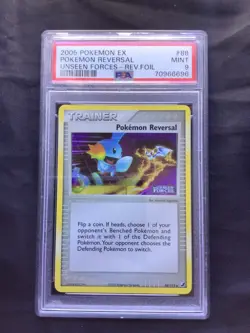 Pokemon Cards: EX Unseen Forces Reverse Holo: Pokemon Reversal 88/115 PSA 9 - Image 1