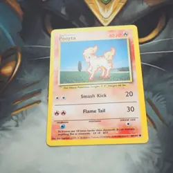 Ponyta 60/102 Pokemon Base Set 4th Print 1999-2000 Played Single Card TCG WOTC - Image 1