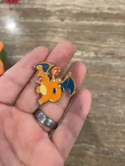 Charizard #06 23k Gold Plated Card Burger King Promo Pokemon pin and more - Image 5