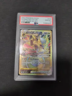 Giratina Vstar 212 PSA 10 Graded Pokemon Card Gold - Image 1