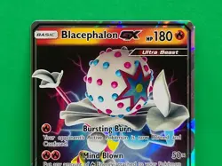 Blacephalon GX 52/214 Sun & Moon Lost Thunder Holo Rare Pokemon Card NM-MINT - Image 2
