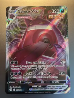 Gengar Vmax 157/264 Fusion Strike NM Full Art Ultra Rare Pokemon Card *B* - Image 1