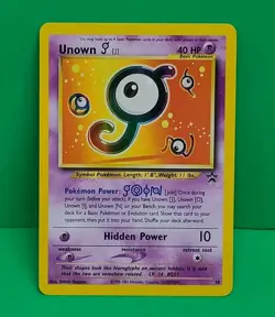 Pokemon Unown J 38/53 Black Star Promo Rare Card NM - Image 1