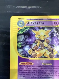 Alakazam 33/165 - Non-Holo Rare - Expedition e-reader - WOTC Pokemon Card - LP - Image 5
