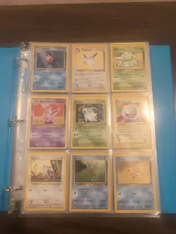 Vintage Pokemon Cards in Binder - Image 1
