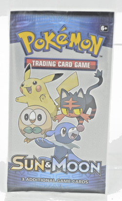 SEALED Pokemon 2017 General Mills Cereal Box SUN & MOON 3-Card Promo PACK PBMC17 - Image 1