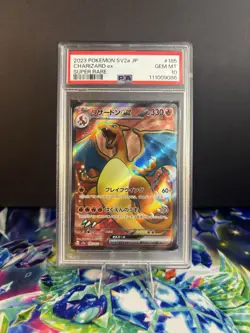 PSA 10 Charizard ex SR 185/165 sv2a Pokemon Card 151 2023 Japanese Gem Mint - Image 1