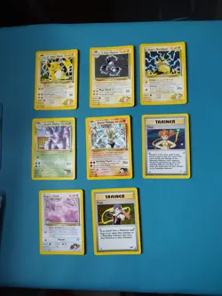 Holo Gym Challenge Heroes Pokemon Card Lot LP/MP Giovanni & Lt Surge Bundle - Image 1