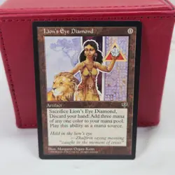 Magic the Gathering MTG - Mirage - Lion's Eye Diamond - Rare - Near Mint - Image 1