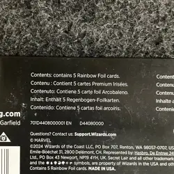 MTG: Secret Lair x Marvel Storm Rainbow Foil Edition, Sealed Sleeve has Wear - Image 5