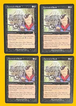 MTG CARNIVAL OF SOULS (x4) Urza's Destiny (OldManMTG 010-860) - Image 1