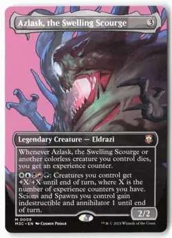Azlask, the Swelling Scourge (Borderless) - Commander: Modern Horizons 3 (9) - M - Image 1