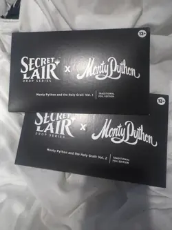 MtG Secret Lair: FOIL BOTH Monty Python and The Holy Grail Vol 1 And Vol 2 - Image 1