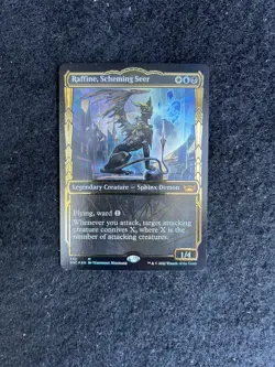 Raffine, Scheming Seer (Gilded Foil) Streets of New Capenna Foil - Image 1