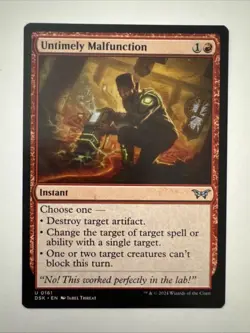 Untimely Malfunction Duskmourn: House of Horror Regular - Image 1