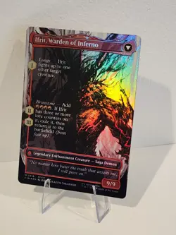 BORDERLESS FOIL 0318 Clive, Ifrit's Dominant, Final Fantasy FIN MTG NM/M Alt Art - Image 2