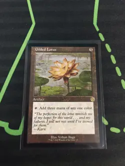 MTG Magic The Gathering Gilded Lotus Retro Frame Artifact Commander - Image 1