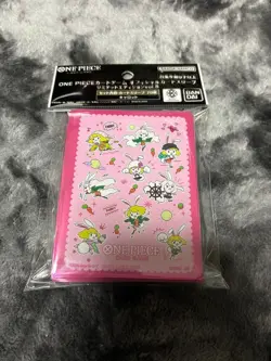 Carrot Official TCG 70 Sleeves One Piece Card Limited Edition Vol.5 Pink - Image 1
