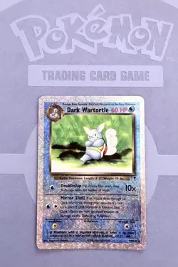 🔥 Vintage Pokemon Card TCG Dark Wartortle 39 Reverse Holo Legendary Collection - Image 1