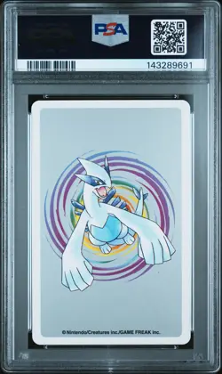 2000 POKEMON SILVER VERSION PLAYING CARDS 7 OF CLUBS #154C MEGANIUM PSA 10 - Image 2