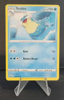 Pokemon: Chilling Reign - Sealeo 038/198 - Off-Centered Card - Image 1
