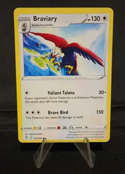 Heavily Off-Centered Braviary - Evolving Skies 137/203 - Pokemon Error Card - Image 1
