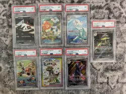 2024 Surging Sparks Pokemon English Lot (7) Cards - All PSA9 MINT (Ceruledge) - Image 1