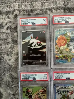 2024 Surging Sparks Pokemon English Lot (7) Cards - All PSA9 MINT (Ceruledge) - Image 2