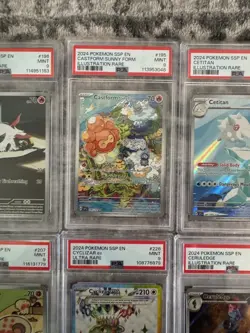 2024 Surging Sparks Pokemon English Lot (7) Cards - All PSA9 MINT (Ceruledge) - Image 3