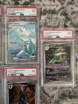2024 Surging Sparks Pokemon English Lot (7) Cards - All PSA9 MINT (Ceruledge) - Image 4