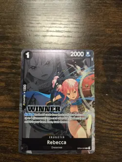 Rebecca (Winner Pack 2025 Vol. 2) OP04-092 R Foil One Piece Promotion Cards NM - Image 1