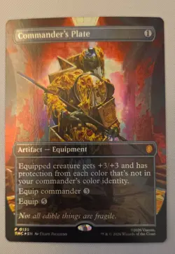 Commander's Plate (Borderless) Commander: Teenage Mutant Ninja Turtles Foil - Image 1