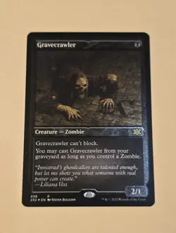 MTG Gravecrawler Foil Etched Double Masters 2022 NM FREE shipping! - Image 1