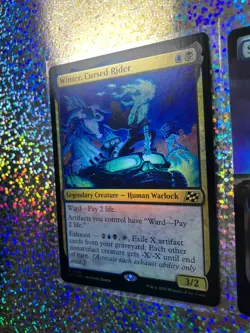 MTG Foil: DFT 0228 Winter, Cursed Rider; WHO 0515 Shipwreck Marsh (Extended Art) - Image 5